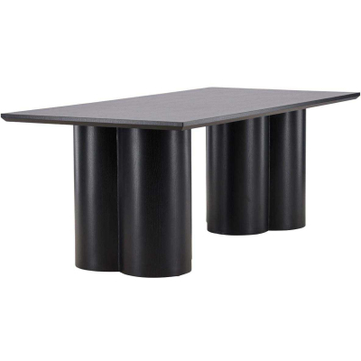 Table de repas rectangulaire 210 x 100 cm Olivia (Noir)