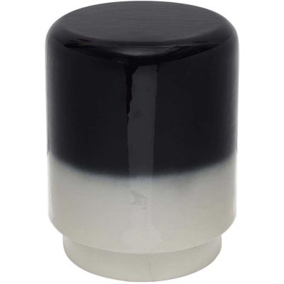 Tabouret en métal bicolore Borrar (Gris)