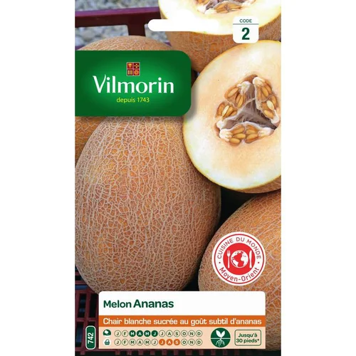 Sélection pour le jardin：Melon Ananas d'Amérique Vilmorin - graines à semer