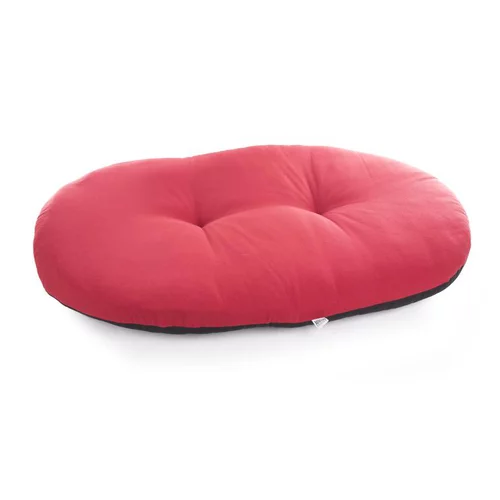 Sélection pour vos extérieurs:Coussin ovale en ouatine rouge 102x67 cm