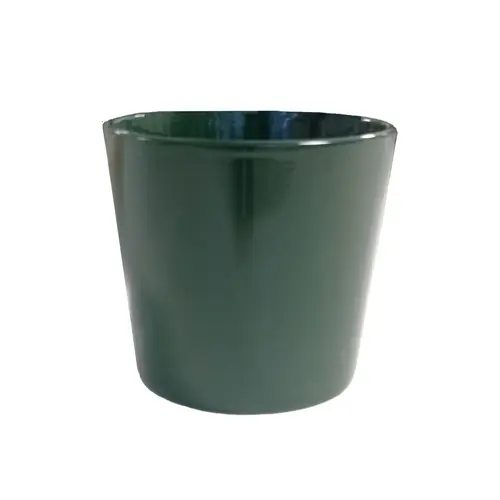 Une idée pour votre jardin：Cache-pot en céramique coloris vert Fresh VE17 - Ø 17,5 x H 16 cm