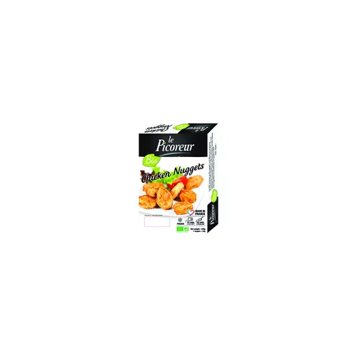 Pour un jardin accueillant：Nuggets au poulet croustillants surgelés bio Le Picoreur - 200 g
