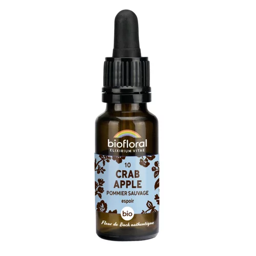 Jardin & loisirs:Élixir n°10 Biofloral de pommier sauvage en flacon de 20 ml