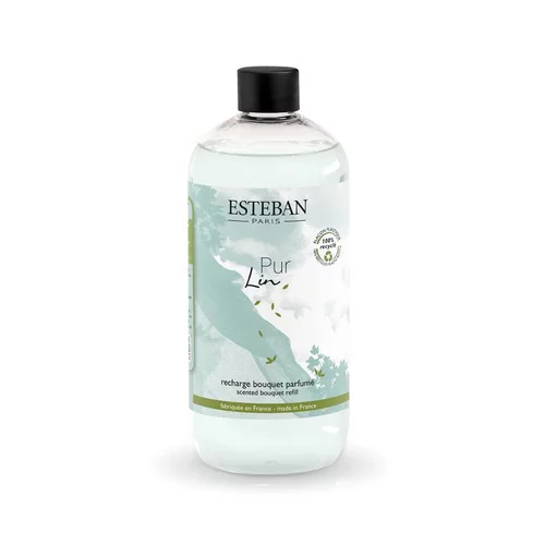 Un essentiel du jardin：Recharge Pur Lin pour bouquets parfumés Esteban - 500 ml
