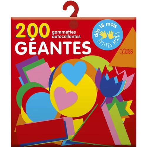 Les essentiels du jardin:200 Gommettes Géantes pour les Tout-petits Les Gommettes Autocollantes 0 à 3 ans Éditions Lito