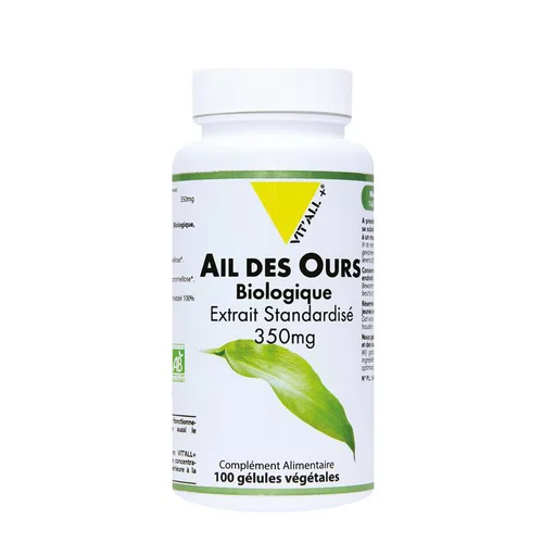 Les indispensables du jardin:Extrait d’ail des ours en boite de 350 mg