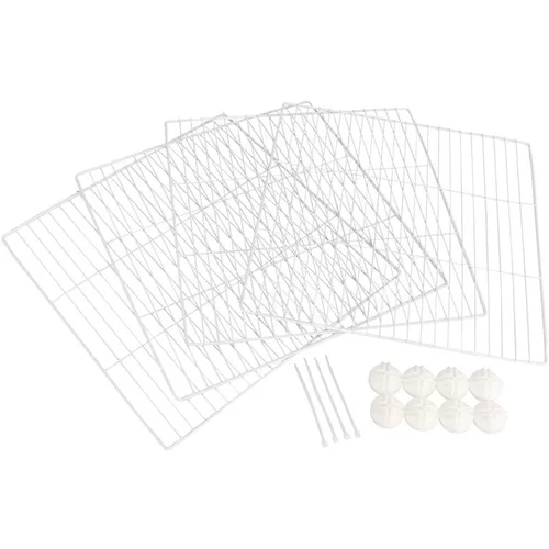 Maison et extérieur:Extension 4 modules pour enclos intérieur lapin et cochon d'inde coloris blanc Trixie – 4 x 35 x 35 cm