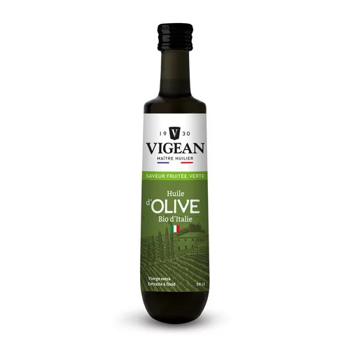 À adopter pour l’extérieur：Huile d’olive bio d’Italie en bouteille de 50 cl