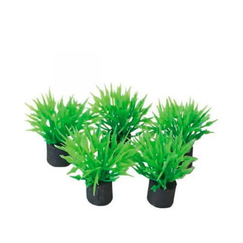 Extérieur plaisir:Plante artificielle aquarium nano, 2 cm, SUPERFISH Easy Plants - Lot 5 pièces