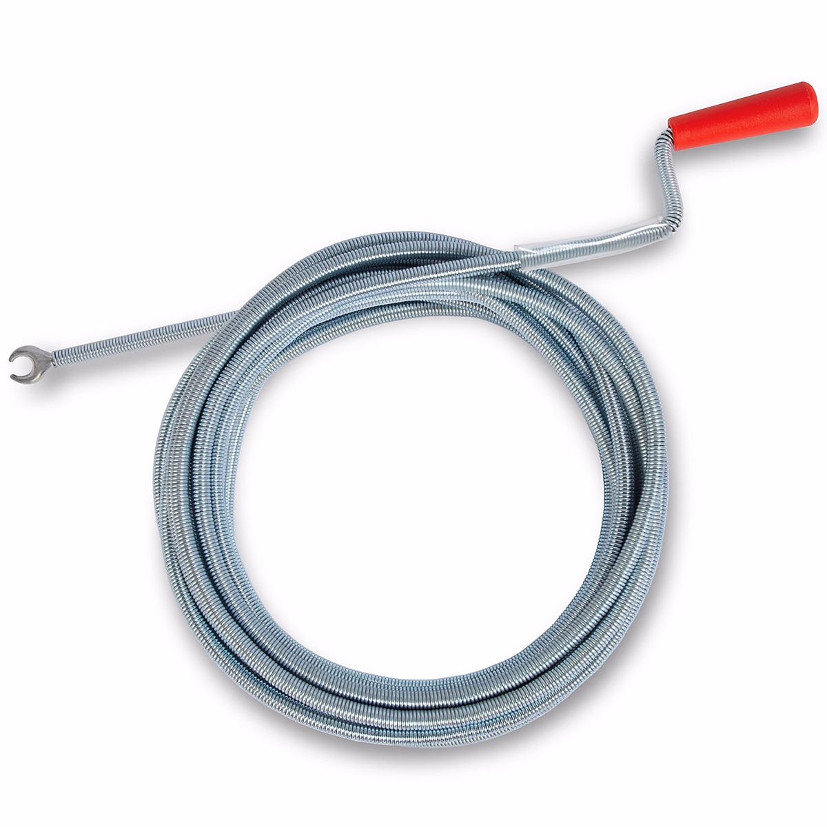 Débouchage canalisation – EBERTH Spirale de nettoyage de tuyaux 8m de long et 9mm de diamètre pour tuyaux à partir de 40mm tête en forme de griffe de 20mm