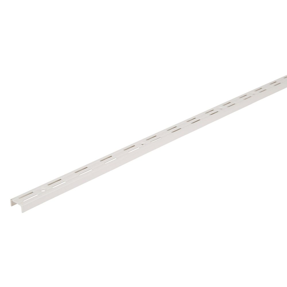 Crémaillère Twinny double perforation 100cm blanc Form – Réf. GEBGGKVQE9552645821