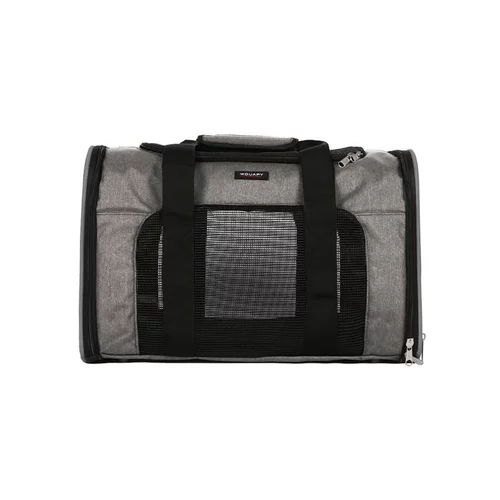 Maison et extérieur:Sac de transport détente pour chien coloris gris en nylon Wouapy – 40 x 24 x 26 cm