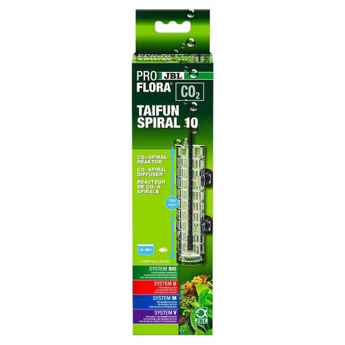 Extérieur pratique:Réacteur à CO2 extensible coloris transparent JBL ProFlora CO2 Taifun Spiral 10