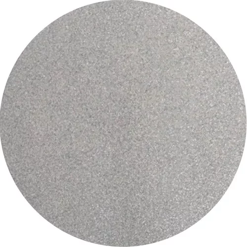 Le bon choix pour l’extérieur:Set de table à paillettes coloris argent premium – Ø 34 cm