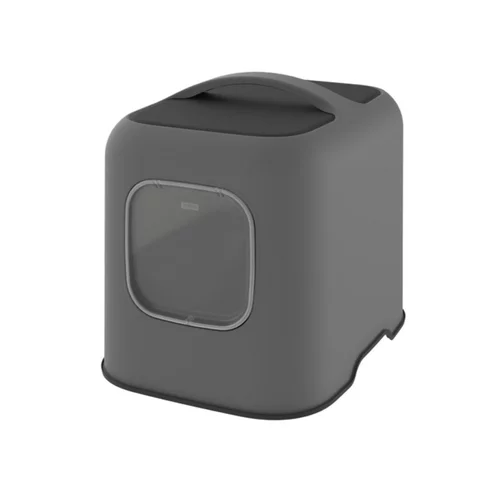 Choix malin：Maison de toilette pour chat coloris anthracite Rhoto Biala - 44,3 x 39,50 x 51 cm