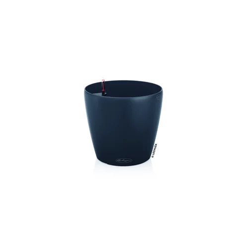 Univers jardin:Pot rond Classico Color 18 kit complet gris ardoise Lechuza - Ø 18 x 17 cm