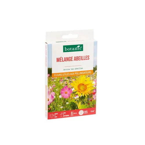 Nature extérieur：Mélange de fleurs pour abeilles botanic® - graines à semer (5 m²)
