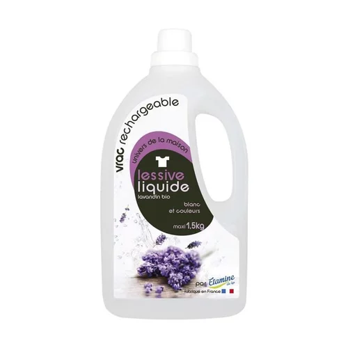 Essentiel extérieur：Lessive liquide au lavandin – Prix au kg