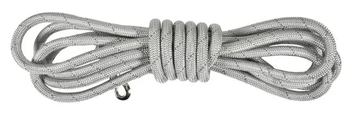 Idéal pour votre jardin：Laisse pour chien en nylon rond coloris gris Bobby Walk - 3 m