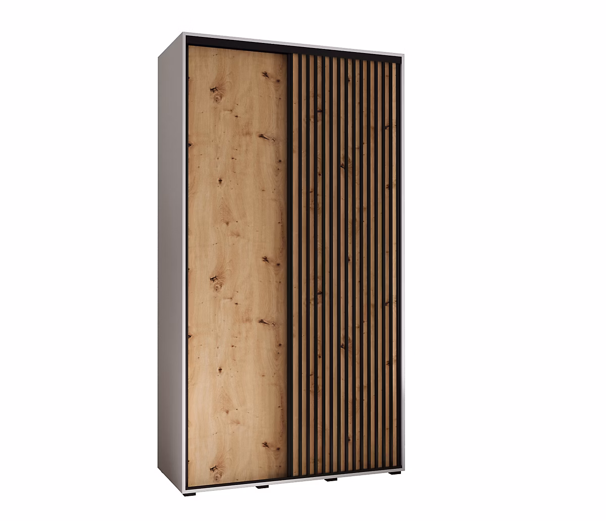 Armoire Lanko 1 a portes coulissantes H. 235 – 2 x L. 140 x P. 60 2 portes
