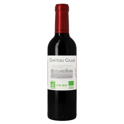 Pour votre espace vert：Château Cajus rouge bio - Demi 37,5 cl