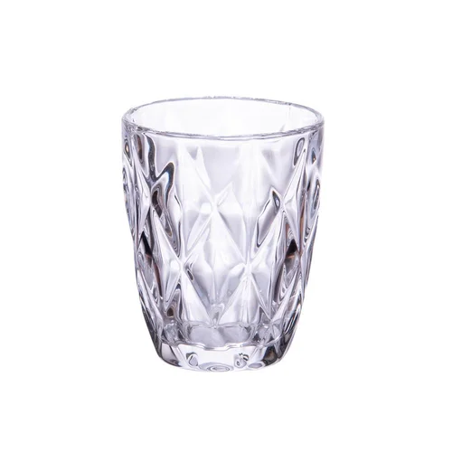Facile à intégrer à l’extérieur：Gobelets en verre transparent Diamond - 6 x 240 ml