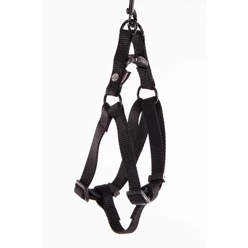 Jardin & confort：Harnais baudrier réglable noir pour chien - 1,6x35/50 cm