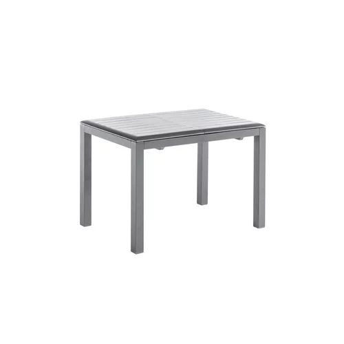 Choix au jardin:Table balcon coloris noir en aluminium Caméline II - 110 x 170 x 70 cm