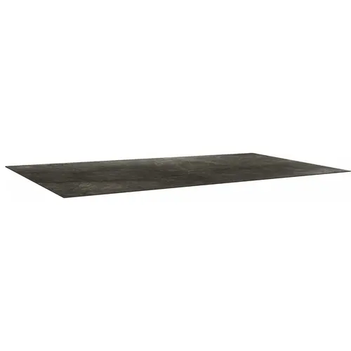 Déco extérieur：Plateau de table fin Penta Stern en HPL silverstar - 220 x 100 x 1,3 cm
