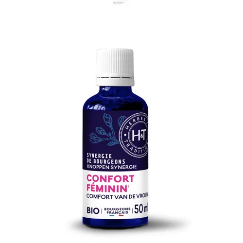 Pour votre espace vert:Complément alimentaire synergie gemmo confort féminin bio Herbes et Traditions - 50 ml