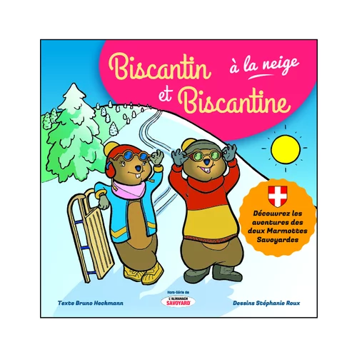 Idéal pour le jardin:Le livre " Biscantin et Biscantine à la neige