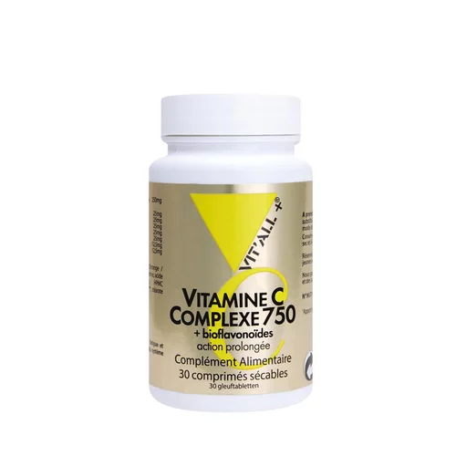 Pour tous vos besoins jardin:Complexe 750 de vitamine C et bioflavonoïdes en boite de 30 comprimés