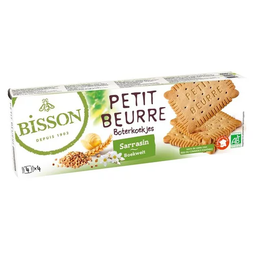 Essentiel extérieur：Petit beurre sarrasin bio en sachet - 150 g