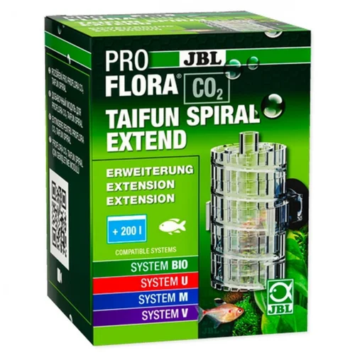 Extérieur adapté:Extension réacteur à CO2, spirale extensible, JBL ProFlora CO2 Taifun
