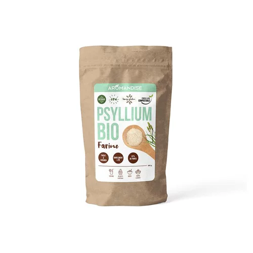 Idée extérieur:Farine de psyllium bio Aromandise - 300 g