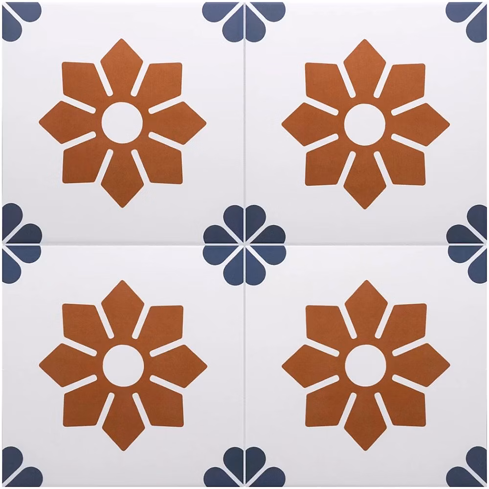 Carrelage Imitation Carreaux De Ciment 20 × 20 RIVOLI Fiore – Les Carreaux de Jean