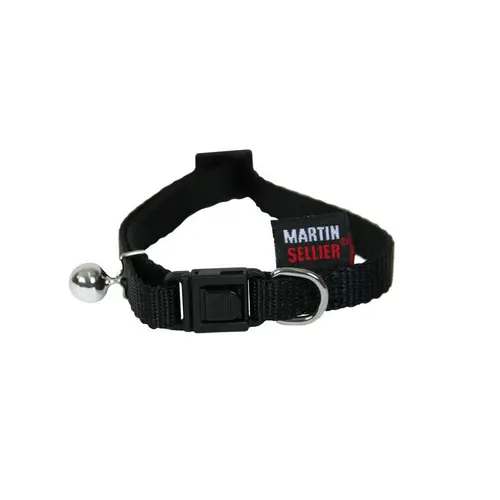 Utile dehors：Collier pour chat en nylon noir