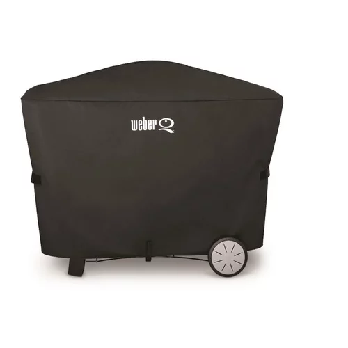 Les essentiels du jardin：Housse premium noire pour séries Q 2000 chariot et Q 3000 Weber