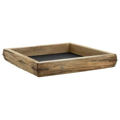 Plateau avec bords en chêne, fond médium. (Petit)
