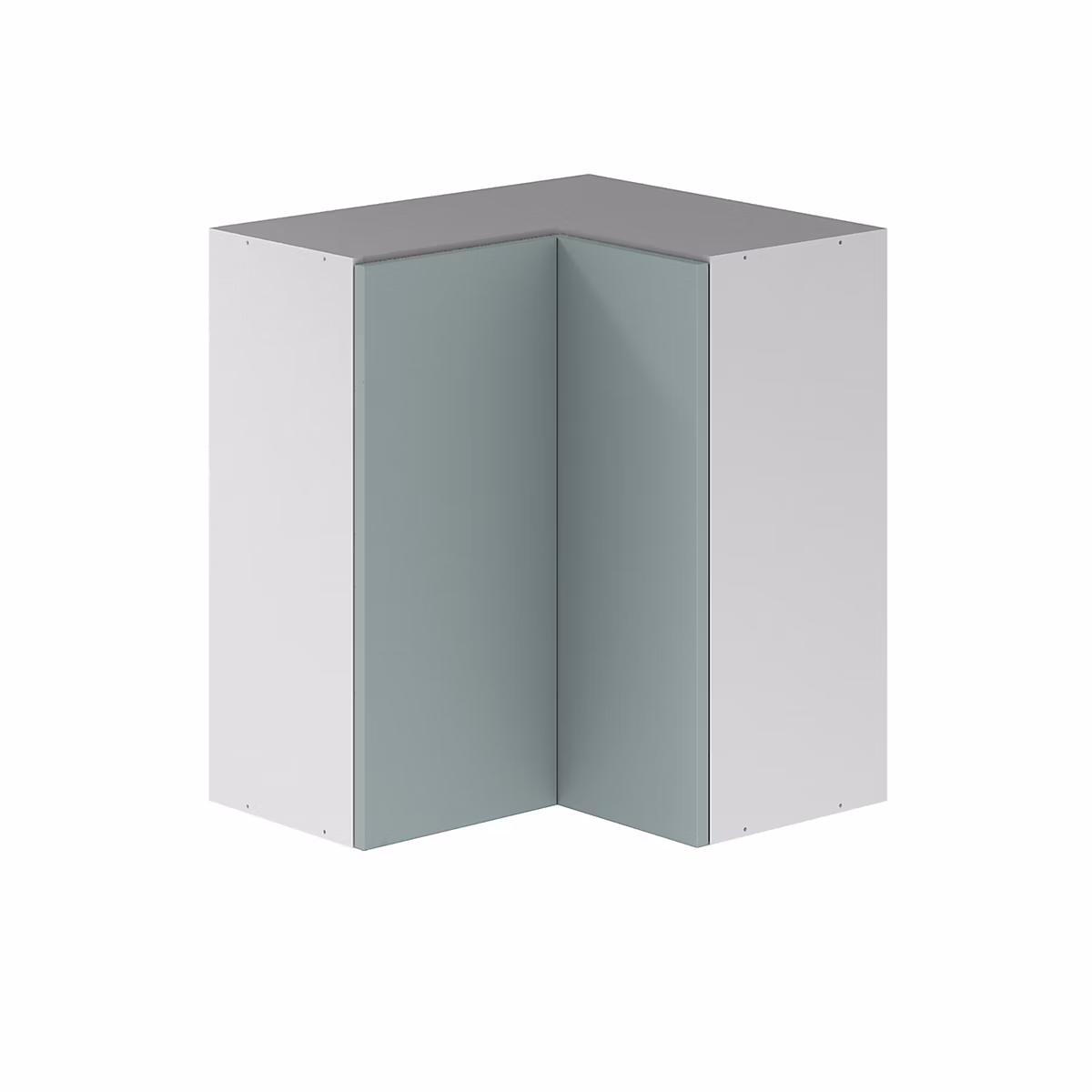 Façade de meuble haut d'angle cuisine Palma bleu aqua l.30 x H.72 x ép.3 – 6 cm