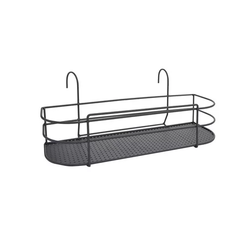 Jardin chez vous:Support de plantes pour balcon et fenêtre en acier anthracite Louis Moulin - 60 x 24,5 cm