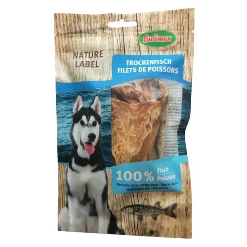 Utile dehors:Friandise pour chien filet de poisson séché Bubimex - 40 g