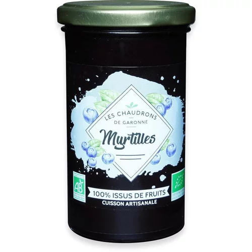 Au service de vos extérieurs:Préparation 100 % fruits bio myrtilles - 275 g