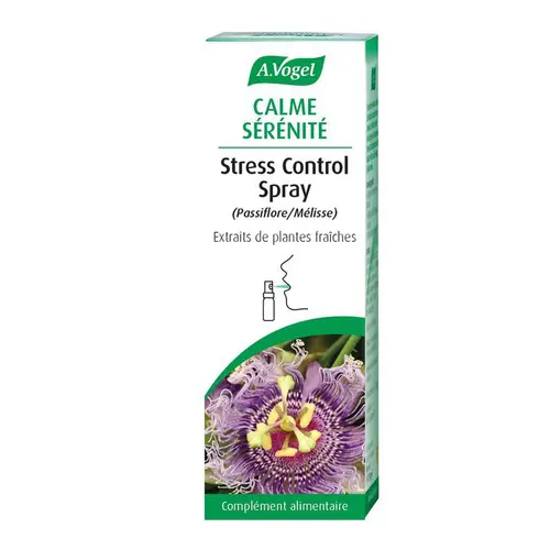 Jardin et équipement:Complément alimentaire bio en spray calme et sérénité Vogel Stress control - 20 ml
