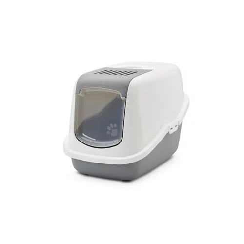 Jardin & maison:Maison de Toilette Nestor Savic Blanc/Gris 56x39x38,5 cm