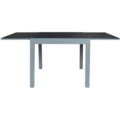 Table de jardin extensible en métal Haria 80 x 80 x 75 cm