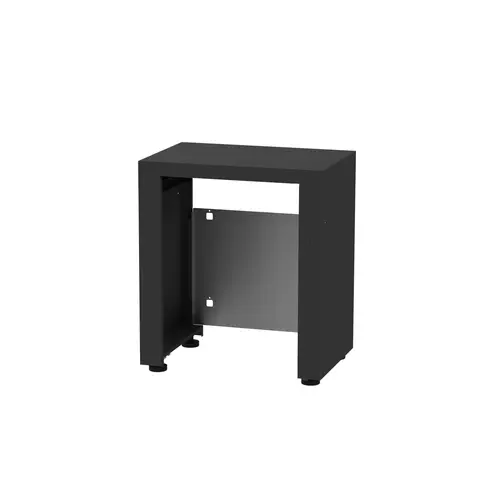 Essentiel pour le jardin:Meuble frigo noir Le Marquier - L 80 x P 55 cm