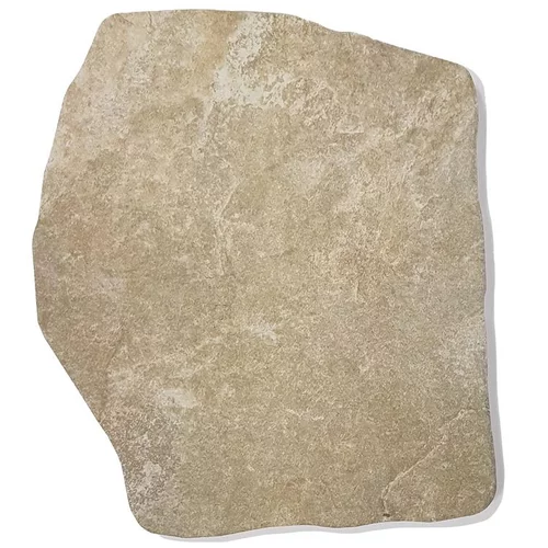 Une sélection pensée pour l’extérieur：Pas japonais en céramique Barge beige 42x36x2 cm