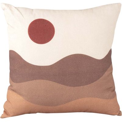 Coussin en coton 45 x 45 cm Sunset (Sable)