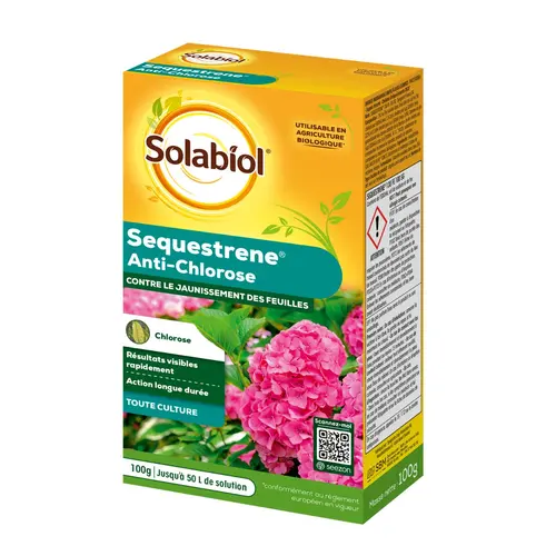 Extérieur déco:Séquestrène anti-chlorose Solabiol - 100 g
